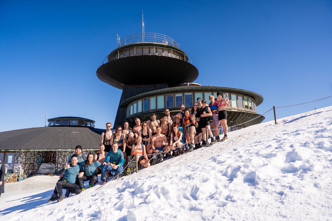 Sniezka summit group photo
